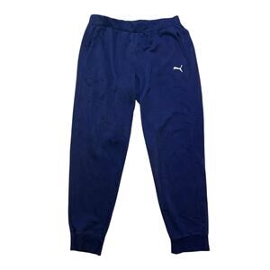 Puma Men’s Sweatpants – Blue, Size Large, Classic Athletic Athleisure Joggers